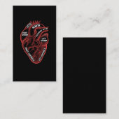 Anatomie-educatie hartdiologie visitekaartje (Voorkant / Achterkant)