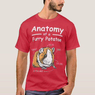 Anatomie Furry Potato Hamster Guinea Pig T-shirt
