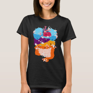 Anatomie Fysiologie Hart Longen Levensbelangrijke  T-shirt