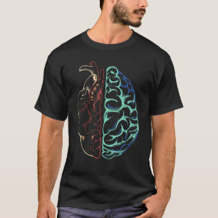 Anatomie Geestelijke Gezondheid Hersenen Hart Neur T-shirt