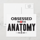 Anatomie geobsedeerd briefkaart (Voorkant / Achterkant)