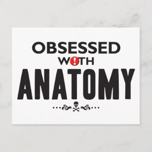 Anatomie geobsedeerd briefkaart