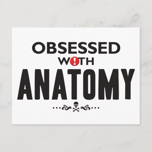 Anatomie geobsedeerd briefkaart (Voorkant)