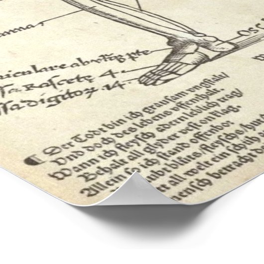 Anatomie graving poster (Hoek)