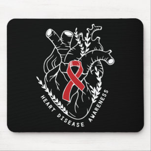 Anatomie Hart Ribbon CHD Hart Ziekte Bewustzijn M Muismat