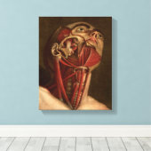 anatomie | Hoofd en nek Canvas Afdruk (Insitu (Houten vloer))
