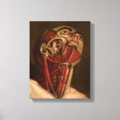  anatomie | Hoofd en nek Canvas Afdruk (Voorkant)