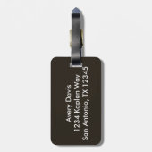 anatomie | Hoofd, nek en schouders Bagagelabel (Achterkant verticaal)