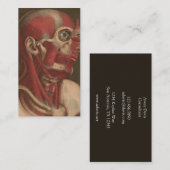  anatomie | Hoofd, nek en schouders Visitekaartje (Voorkant / Achterkant)