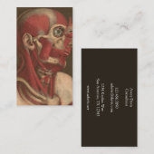  anatomie | Hoofd, nek en schouders Visitekaartje (Voorkant / Achterkant)