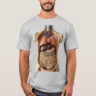 Anatomie inwendige organen Transparant persoon T-s T-shirt