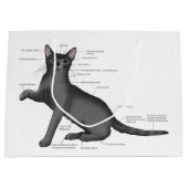 Anatomie Kat Grappig Groot Cadeauzakje (Voorkant)