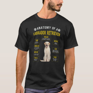 Anatomie Labrador Retriever Voor Vrouwen Mannen T-shirt