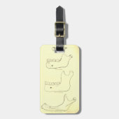  anatomie | Lager Jaw Bagagelabel (Voorkant verticaal)