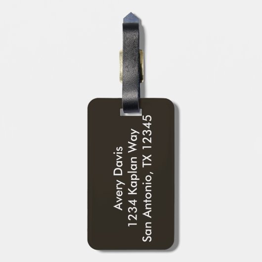  anatomie | Lager Jaw Bagagelabel (Achterkant verticaal)