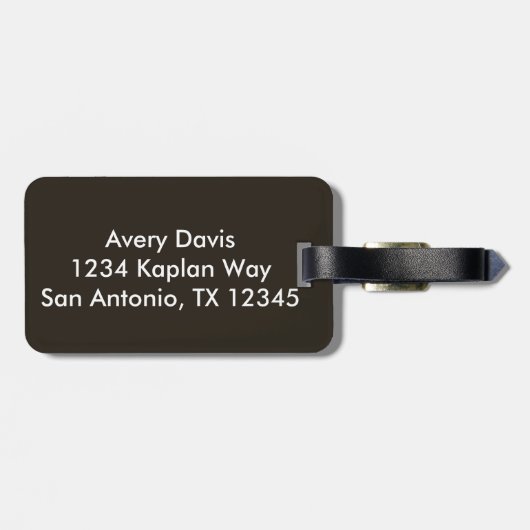  anatomie | Lager Jaw Bagagelabel (Achterkant horizontaal)