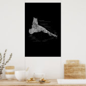 Anatomie medische Poster 24x36 inch (Keuken)