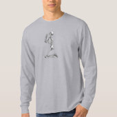 Anatomie met menselijk skeleton t-shirt (Voorkant)