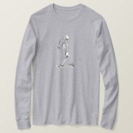 Anatomie met menselijk skeleton t-shirt