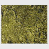 Anatomie Natuur Cel Mint Mustard Chartreuse Cadeaupapier (Vlak)