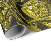 Anatomie Natuur Cel Mint Mustard Chartreuse Cadeaupapier (Rol Hoek)