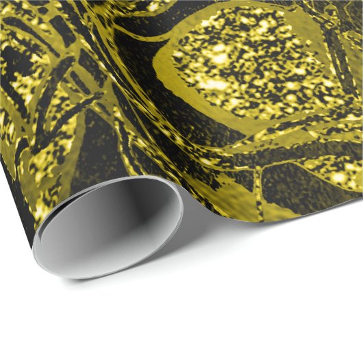 Anatomie Natuur Cel Mint Mustard Chartreuse Cadeaupapier (Rol Hoek)