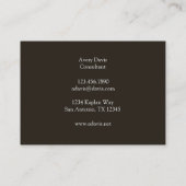  anatomie | Nek en schouders Visitekaartje (Achterkant)