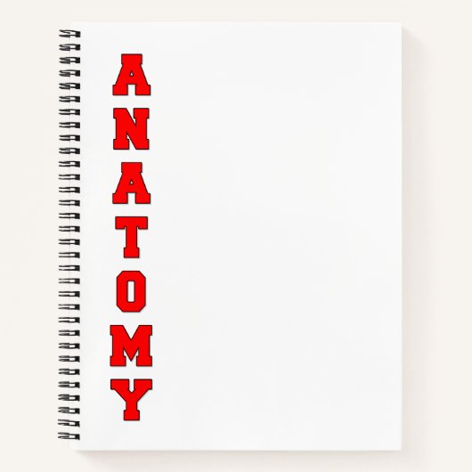 Anatomie Notitieboek (Voorkant)