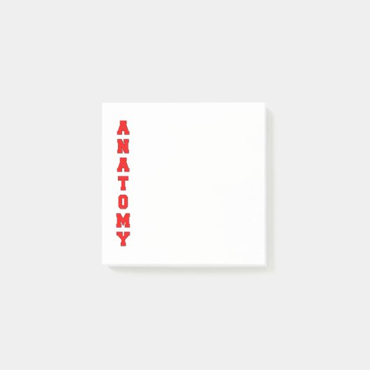 Anatomie Post-it® Notes (Voorkant)