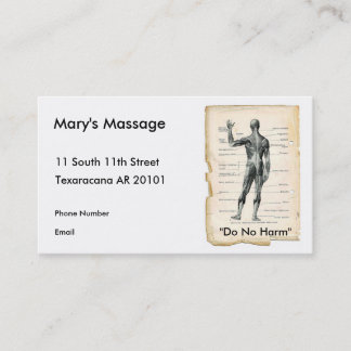 Anatomie Posterior Afsprakenkaartje