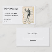 Anatomie Posterior Afsprakenkaartje (Voorkant / Achterkant)