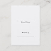 Anatomie Posterior  tekening Aanbevelingskaartje (Achterkant)