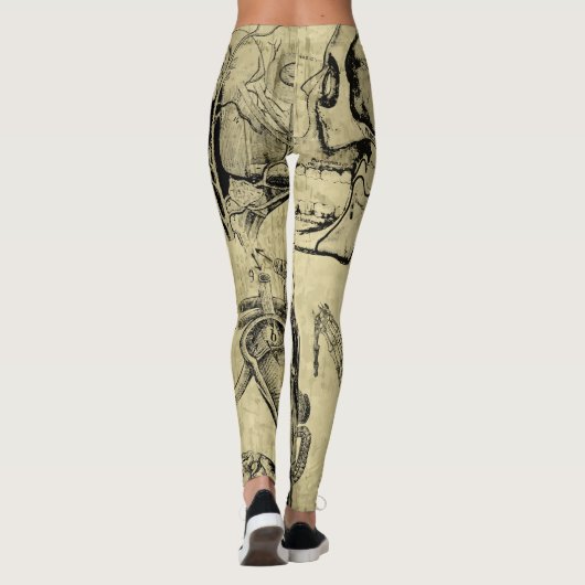 Anatomie printLeggings Leggings (Achterkant)