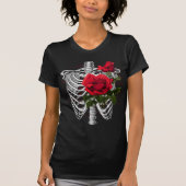  anatomie | Ribben met Bloemen T-shirt (Voorkant)