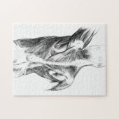  anatomie | Rugspieren (ongeveer 1852) | B/W Legpuzzel (Horizontaal)