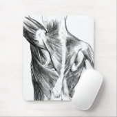 anatomie | Rugspieren (ongeveer 1852) | B/W Muismat (Met muis)