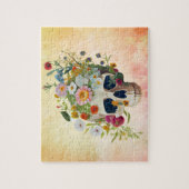 anatomie schedel medisch legpuzzel (Verticaal)