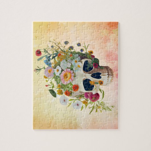  anatomie schedel medisch legpuzzel (Verticaal)