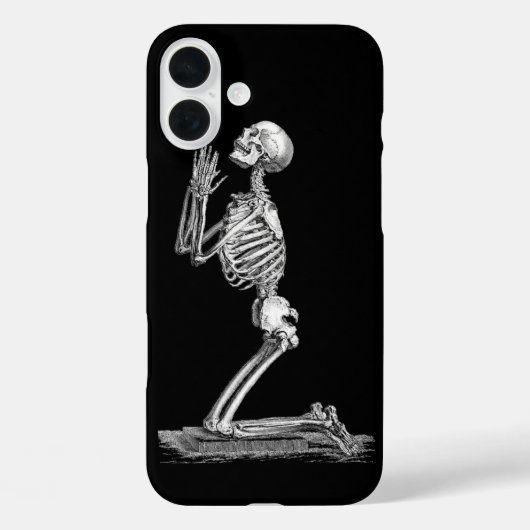 Anatomie Skelet Illustratie Zwart Case-Mate iPhone Case (Achterkant)