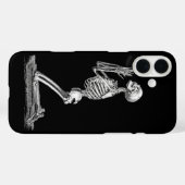 Anatomie Skelet Illustratie Zwart Case-Mate iPhone Case (Achterkant (horizontaal))