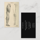  anatomie |   Spieren en Botten van de been Visitekaartje (Voorkant / Achterkant)