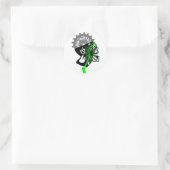  Anatomie - Steampunk Gears Skull Stickers (Tas)