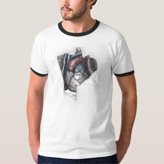 anatomie t-shirt (Voorkant)