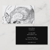 anatomie Tekening van de menselijke Temporele Spi Visitekaartje (Voorkant / Achterkant)