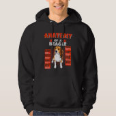 Anatomie van Beagle Dogs Hoodie (Voorkant)