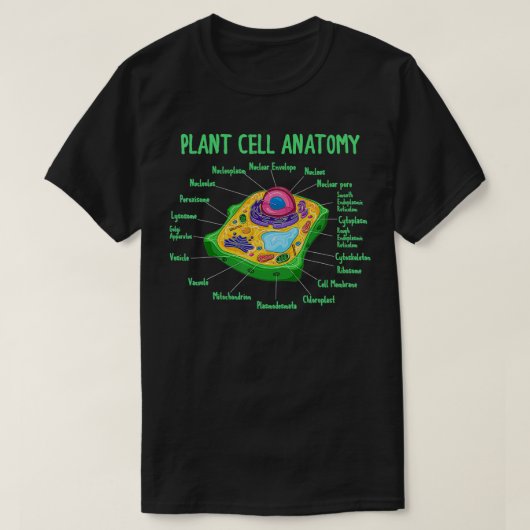 Anatomie van bioloog bioloog uit Planten T-shirt (Design voorkant)