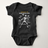 Anatomie van Braziliaanse Jiu Jitsu Fighter Skelet Romper (Voorkant)