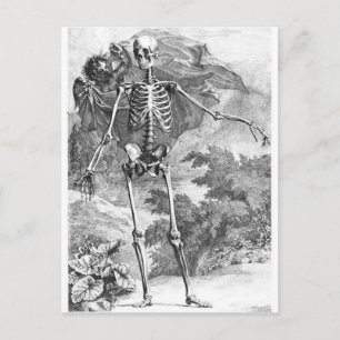 Anatomie van briefkaart van   van de  van de doden