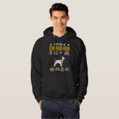 Anatomie van Chihuahua Funny Dog Hoodie (Voorkant volledig)