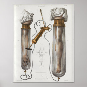  anatomie van chirurgische medische instrumenten poster